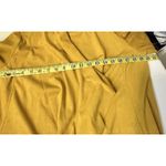 Jules & Leopold  Woman’s Gold/yellow Draped Faux Leather Open Cardigan Size Large Photo 7