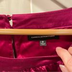 EXPRESS Beautiful silk magenta pretty in pink sheath belted dress  Design Studio Photo 3