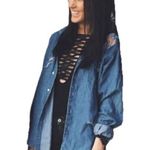 LF new Carmar ✶ Destroyed Denim Button Down BD Shirt ✶ Chambray Mineral Wash ✶ Photo 0