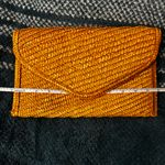 Woven Straw Clutch Tan Photo 4