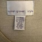 Susan Graver  Shimmery Gold Sweater Tank Top Photo 4