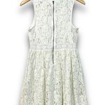 Altar'd State  White Lace Dress Sleeveless Fit and Flare Scoop Neck Size Medium Photo 3