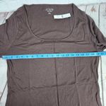 J.Crew  Tissue crepe long-sleeve scoopneck‎ T-shirt XXL NWT Photo 5