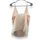 J Brand RTR Silk Blend Multicolor Striped Tank Top Sz M Photo 5