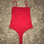 Discovery Red ribbed body suit Photo 1