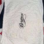 Brighton  Straw Wicker Tote Bag Purse Heart Charm Beige‎ Leather Trim Photo 12