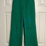 ZARA Blogger’s Favorite Green Wide Leg Jeans Photo 3