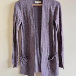 Urban Outfitters Staring at star tweed open front cardigan purple Top Size M Photo 0