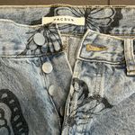 PacSun  eco butterfly print high waisted straight leg jeans with frayed hem 25 Photo 6