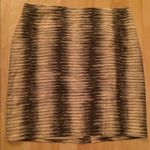 Kenneth Cole  tiger stripe silk skirt Photo 0