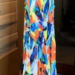 Melissa Paige  Multi Colored Pleated Dress Size 8 Photo 5