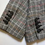 Anthropologie Maeve Blazer | Gray Plaid | Double-Breasted | Sz 2 | Relaxed Photo 6