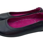 Massini *Soto Ballet Flats Womens 36 Black Leather Comfort Orthopedic Footbed Photo 6