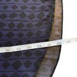 CAbi  Shift Dress XS Navy Black Geometric Chiffon Whimsigoth Dark Academia Grunge Photo 9