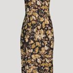 HELSI Sonya Floral Sequin Black Cocktail Midi Dress Floral Size Medium Photo 1