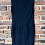 BCBGMAXAZRIA  Black Sleeveless Cowl Neck Little Mini Dress Women's Size 6 Photo 5