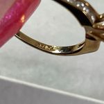 VTG Thailand CZ gold plated ring size 10 Photo 3