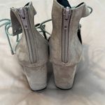 So Me Sydney sz9 4.5” block heel tan suede like sandals minimal signs of wear Size 9 Photo 4