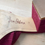 Sam Edelman Fuschia Mules Fabric Twist Block Heel, Size 6M Photo 8