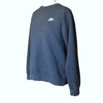 Nike Vintage Mini Swoosh Sweatshirt Dark Gray Fleece Pullover Crewneck Sports Casual •Size Small Photo 2