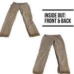 Ralph Lauren LAUREN GRAY CORDUROY HIGH WAIST LEGGINGS PANTS WITH ZIPPERS (12) Photo 10