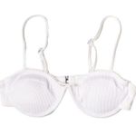 Ragstock White rubbed underwire bikini set Photo 2