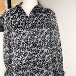Walter Baker WALTER‎ BAKER Jeny Ruffle Trimmed Georgette Blouse Black Size S NWT Business Photo 2