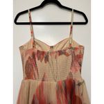 Hutch  Smocked Tulle Gown Dress Taupe Red Size Medium NWT Wedding Romantic Fairy Photo 11