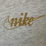 Nike Long Sleeve Gold Sparkle Logo Tee Large Photo 1