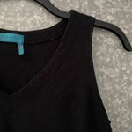 Fresh Produce Black V-Neck Sleeveless Cotton Tank Top - Size XS - Made in USA Photo 1