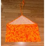 Arizona Jeans Floral Halter Crop Top Size XL Photo 4