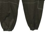 Rachel Paige Pants Womens Sz XL Green Cargo Contrast Stitch Utility Joggers Y2K Photo 3
