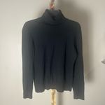 CHAPS  Classic Black Turtleneck Sweater Women’s Size Medium Photo 3
