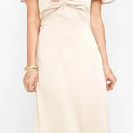 Show Me Your Mumu EUC Rome Twist Gown Dress Size S Champagne Color Photo 0
