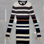 Opening Ceremony 
Long-Sleeve Striped Maxi Dress, Harvest White/Multicolor Photo 5