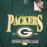 Green Bay Packers NFL Women's Rhinestone Sleeve Sweatshirt Green Size Large Photo 5
