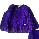 Bill Alvira Wool Skirt Suit Purple Size 8 Photo 6