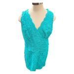 Ralph Lauren Turquoise Lace V Neck Sleeveless Sheath Dress NWT coquette feminine Photo 2