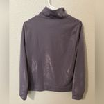 Under Armour  ColdGear Purple Mock Neck Pullover Shimmer Finish Size S Photo 4