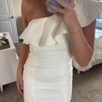 white denim mini dress Photo 1