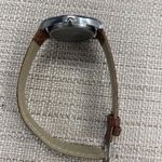 Calvin Hill Ladies Quartz Watch 34mm Round Silver Brown Faux Leather SKU 424 Photo 2