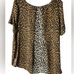 Premise  Leopard Print Sheer Blouse Photo 1