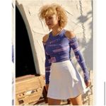 Daydreamer  Rude Looks Cold Shoulder Thermal Long Sleeve Crop Small NWT Photo 2