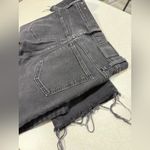 Madewell  Women's High Waist Classic Straight Jeans Black Frayed Hem, Size 27 Photo 15