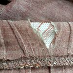 CP Shades  Wide Leg Pants Elastic Waist Pull On Breathable 100% Cotton Brown M Photo 5