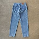 Levi's Vintage Y2K 550 Relaxed Fit Tapered Leg Mom Blue Jeans 12 MIS M Photo 2