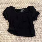 Target Black  Top Crop Ribbed Photo 0