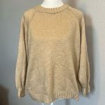 ASOS  Boxy Fit Crewneck Sweater Beige Size 2 Photo 0