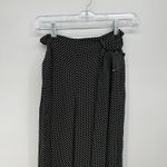 ZARA Black & White Polka Dot Trouser Pants Belted Size Small Photo 8