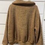 Cotton On  Cinnamon Brown Teddy Zip Through Bomber Jacket Photo 2